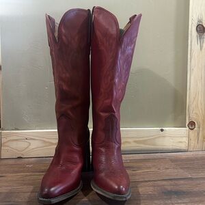 Freebird Red Leather Western Boots